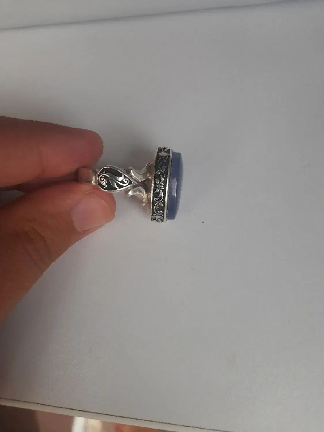 انگشتر عقیق یمن سوسنی|جواهرات|قم, دروازه ری|دیوار