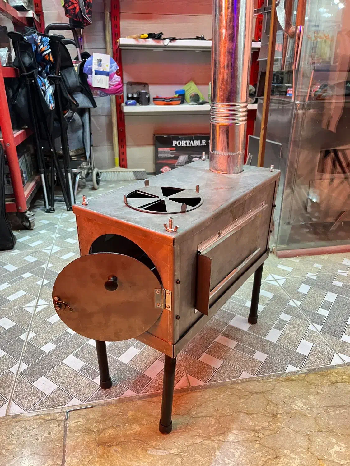 انواع بخاری های هیزمی تاشو و ثابت|کوهنوردی و کمپینگ|نجفآباد, فردوسی|دیوار