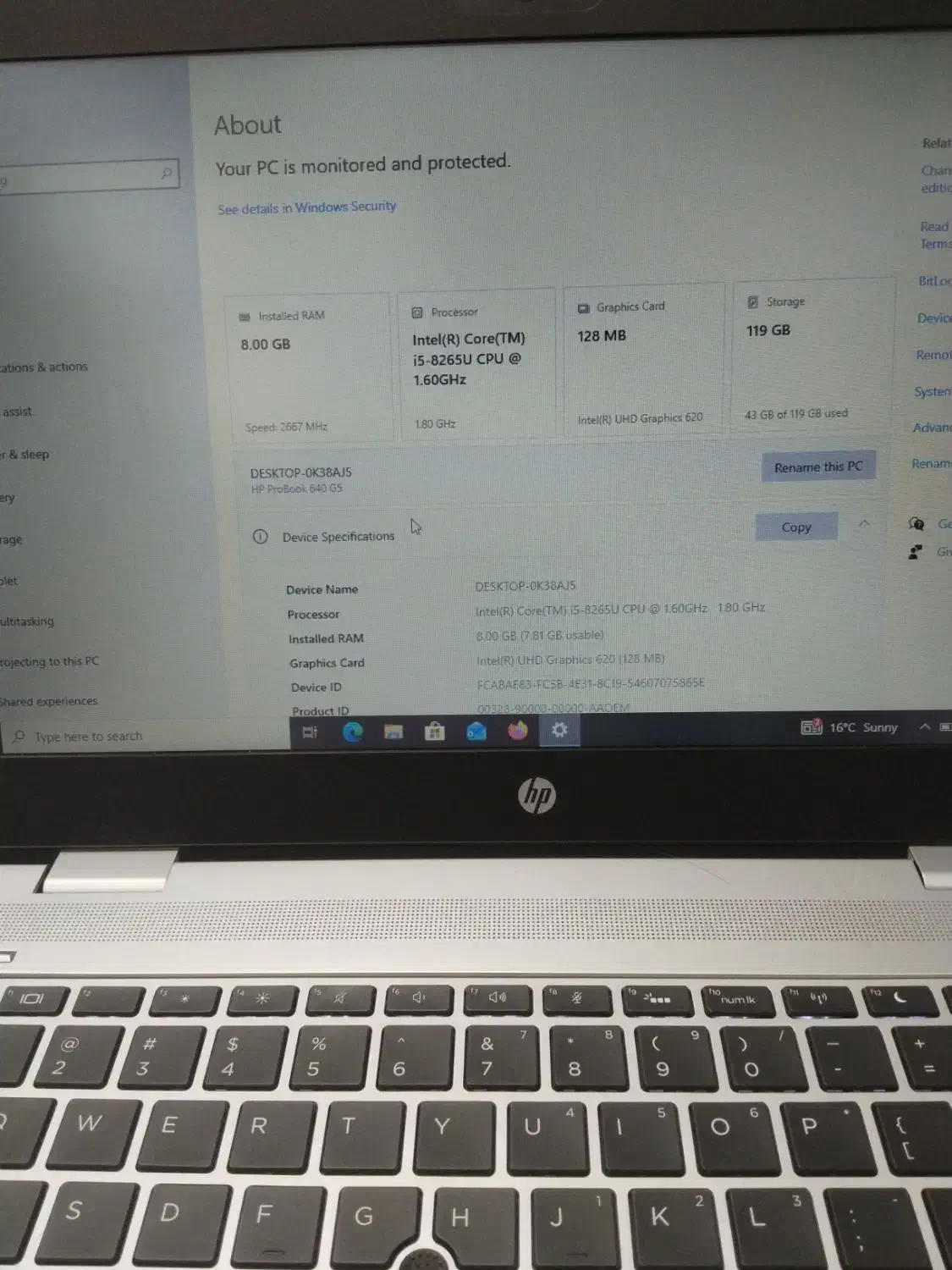 لپ تاپ hp|رایانه همراه|جیرفت, |دیوار