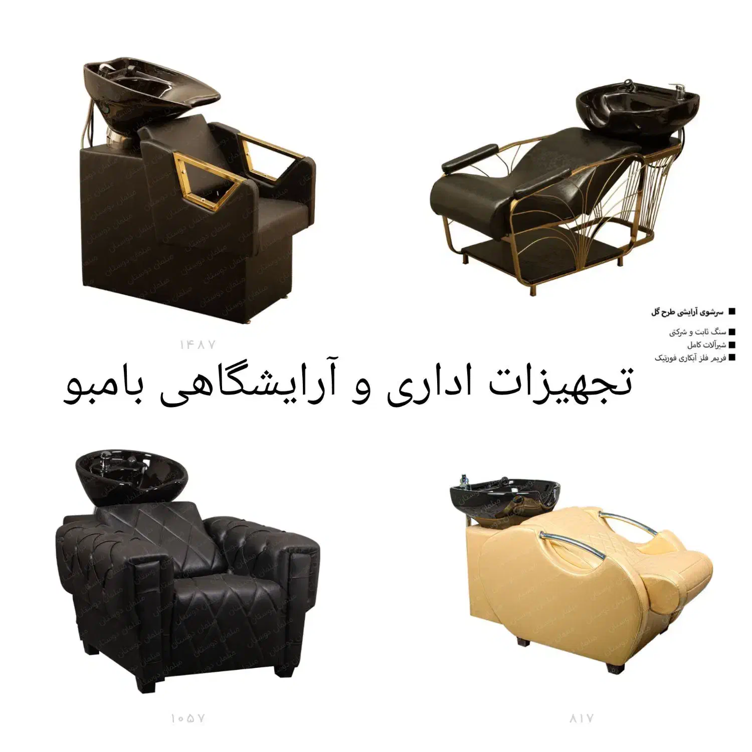 تجهیزات آرایشگاهی|آرایشگاه و سالن‌های زیبایی|همدان, |دیوار