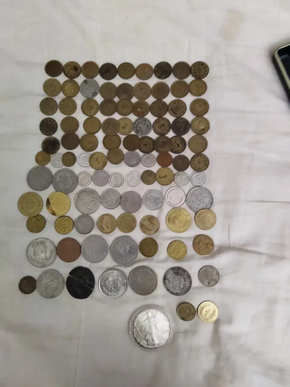 ۹۹ عدد سکه عتیقه کلکسیونی ایرانی و خارجی|کلکسیون سکه، تمبر، اسکناس|تهران, فلسطین (میدان انقلاب)|دیوار