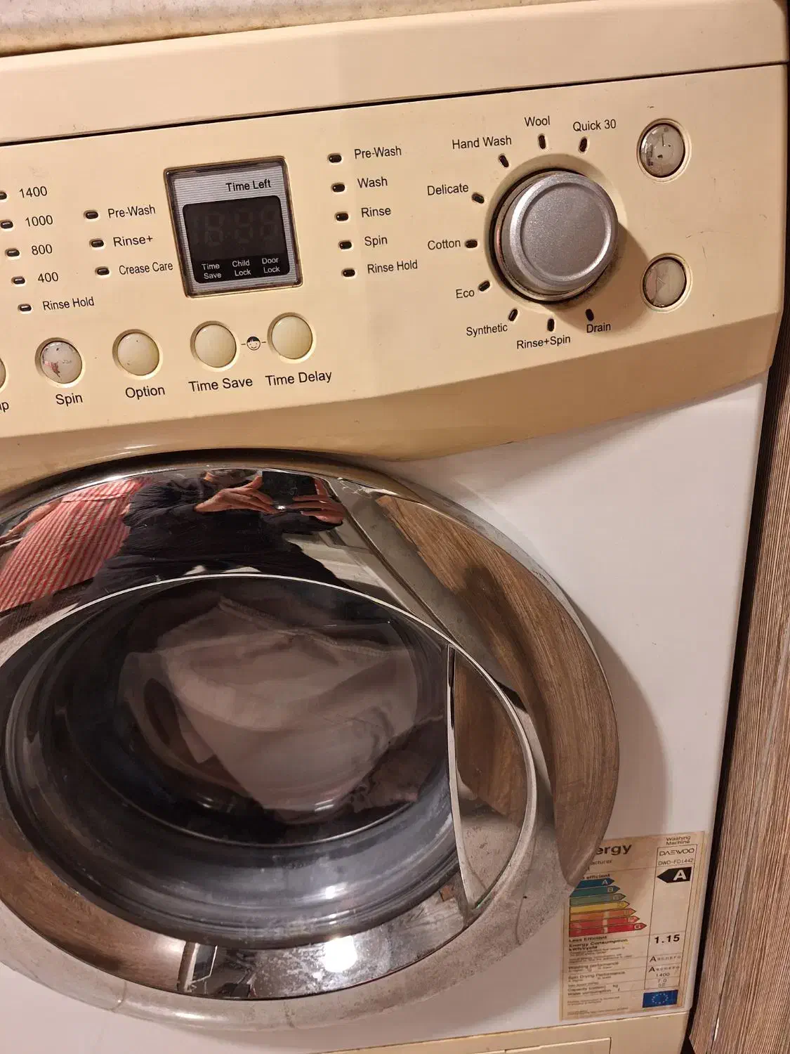 ماشین لباس شویی اصل دوو کره ۷ گیلویی در حد نو|ماشین لباسشویی و خشککن لباس|رشت, کوی عرفان|دیوار