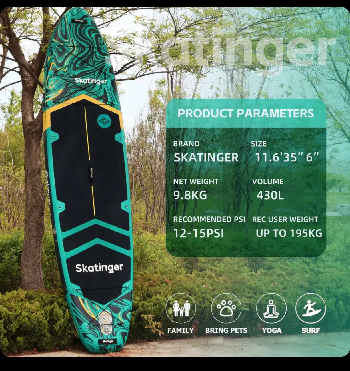 پدل برد برنداسکاتینجر|غواصی و ورزشهای آبی|بابلسر, |دیوار