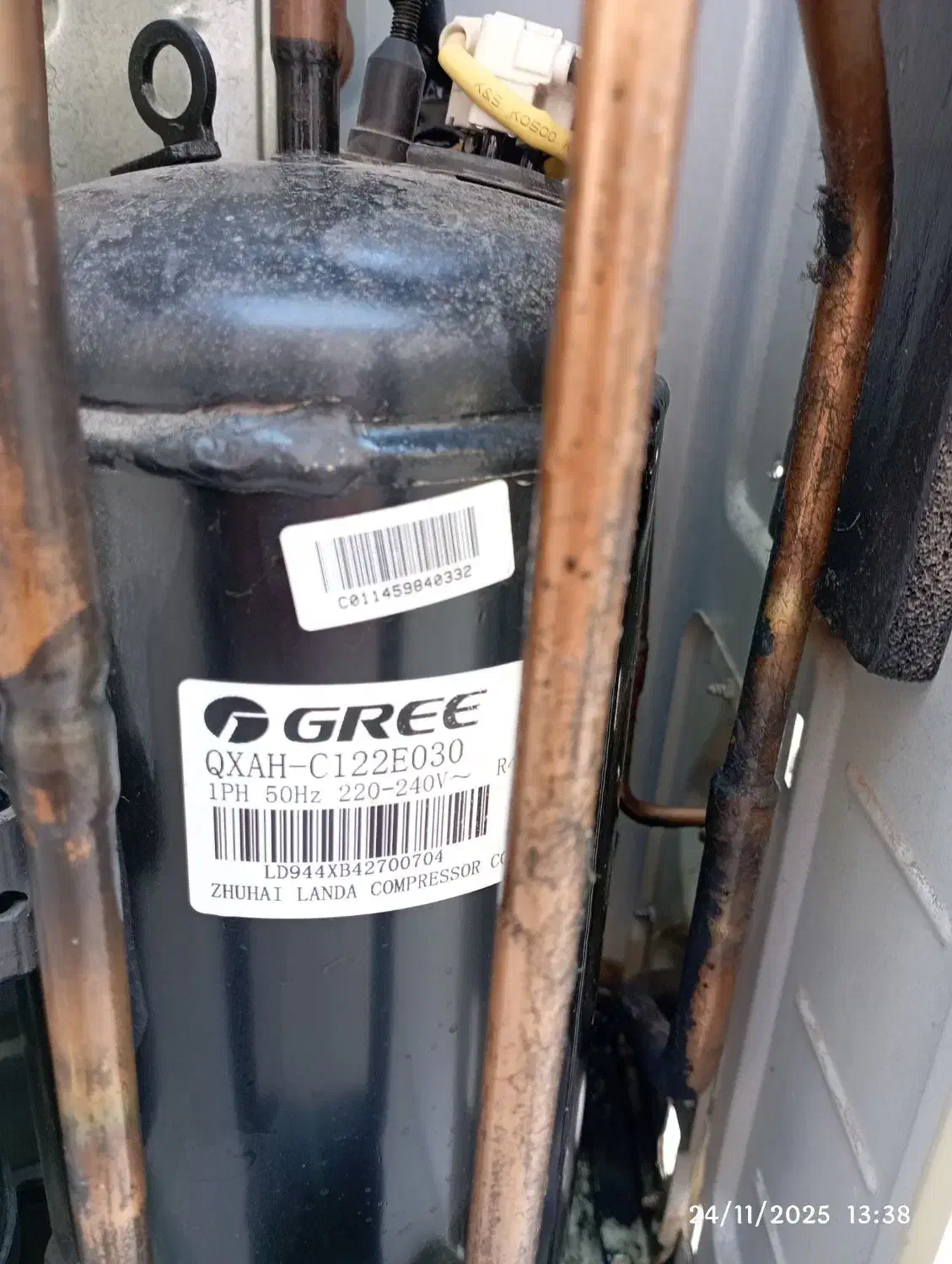 فروش کولرگازی ۱۲۰۰۰گری در حد نو|کولر گازی و فنکوئل|دهلران, |دیوار