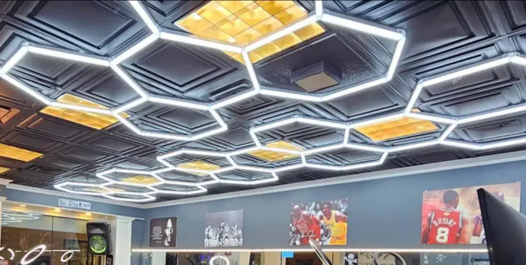 لوستر مدرن با لاینر|لوستر و چراغ آویز|یزد, |دیوار