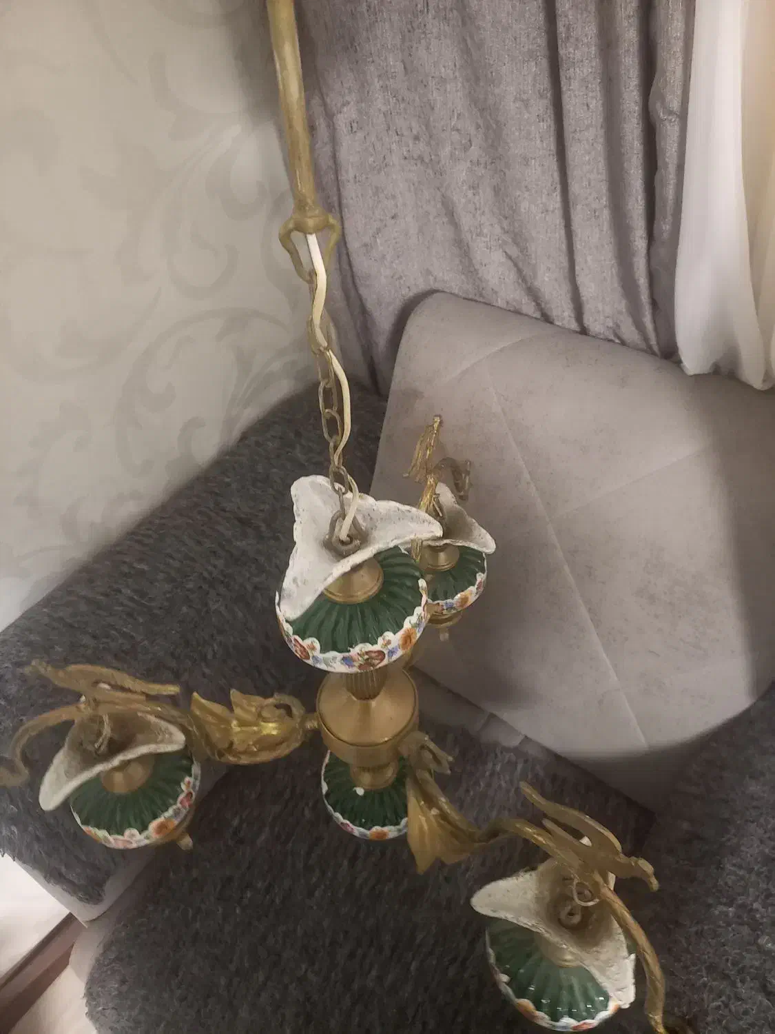 عتیقه لوستر برنز|لوستر و چراغ آویز|شیراز, عادل آباد|دیوار