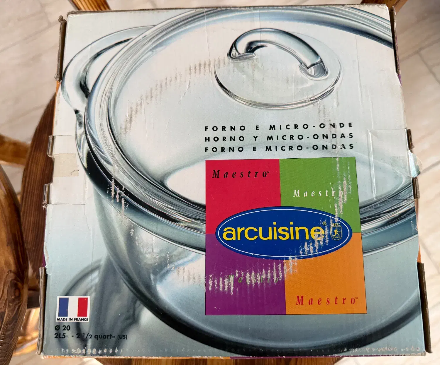 ظرف پلو خوری پیرکس فرانسوی اورجینال|ظروف سرو و پذیرایی|نور, |دیوار