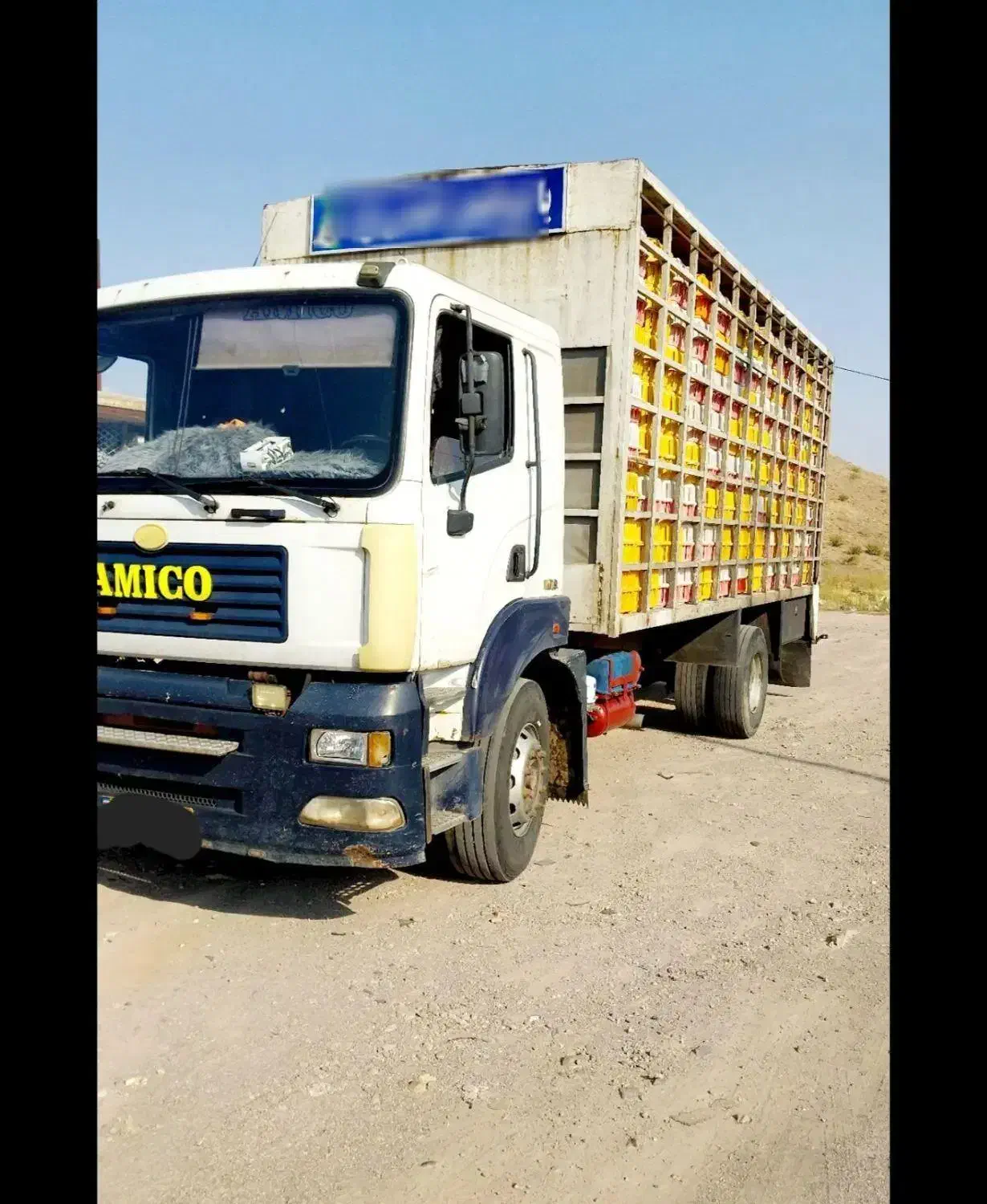 فروش کامیون آمیکو تک باری بی رنگ مدل ۹۲|خودرو سنگین|قزوین, |دیوار