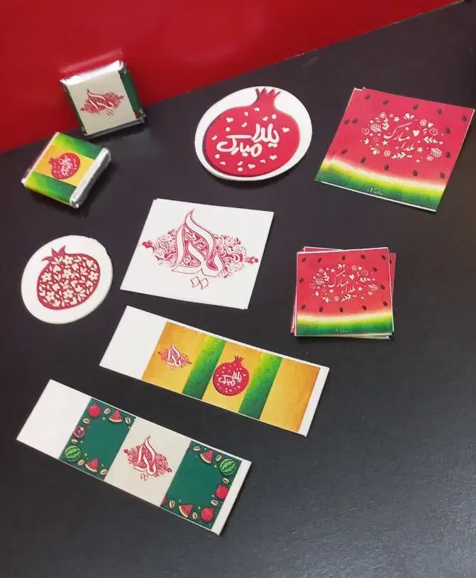 مرکز طراحی و چاپ کارت ویزیت .لیبل یلدا|خدمات رایانه‌ای و موبایل|آبادان, |دیوار