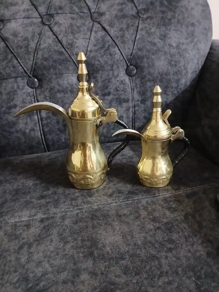 دله قهوه جوش برنجی برنزی مجسمه ظروف آشپزخانه دکوری|کلکسیون اشیاء عتیقه|تهران, افسریه جنوبی|دیوار