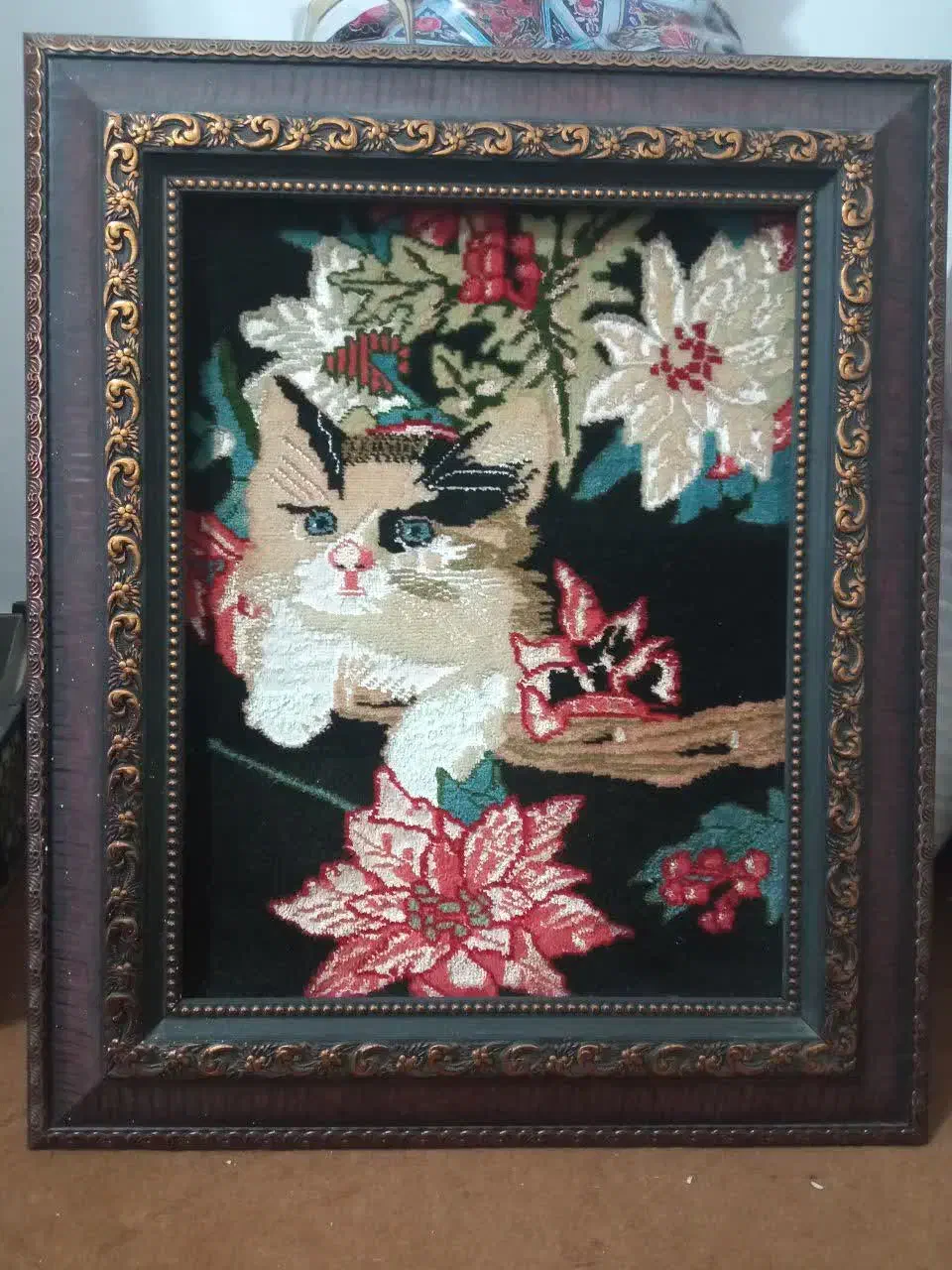 تابلو فرش دستباف  طرح گربه|تابلو فرش|تهران, قصر فیروزه ۲|دیوار