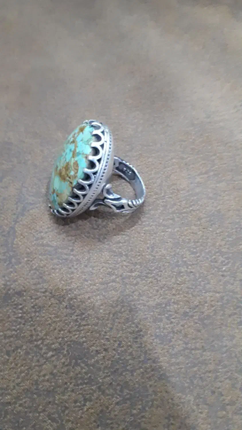 (نقره)(سنگ فیروزه)|بدلیجات|رفسنجان, |دیوار