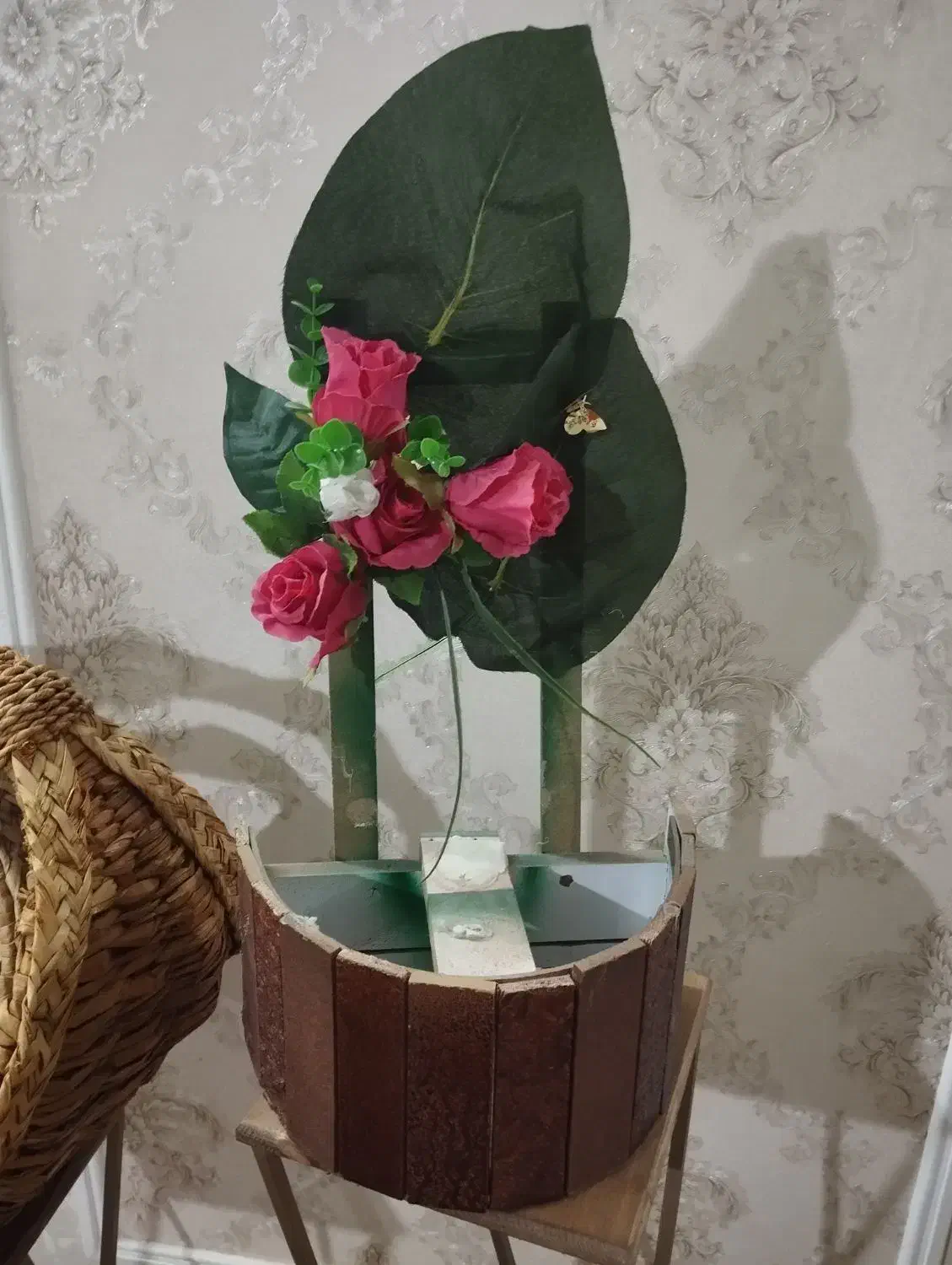 سبد حصیری،ساعت،تلفن،پاسماوری|ساعت دیواری و تزئینی|مشهد, وحید|دیوار