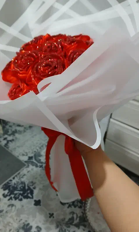 دسته گل روبانی|گل مصنوعی|محلات, |دیوار