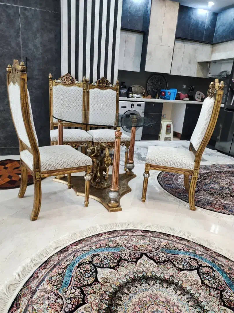 میز ناهارخوری ۴ نفره چوب راش|میز و صندلی غذاخوری|پردیس, فاز ۸|دیوار