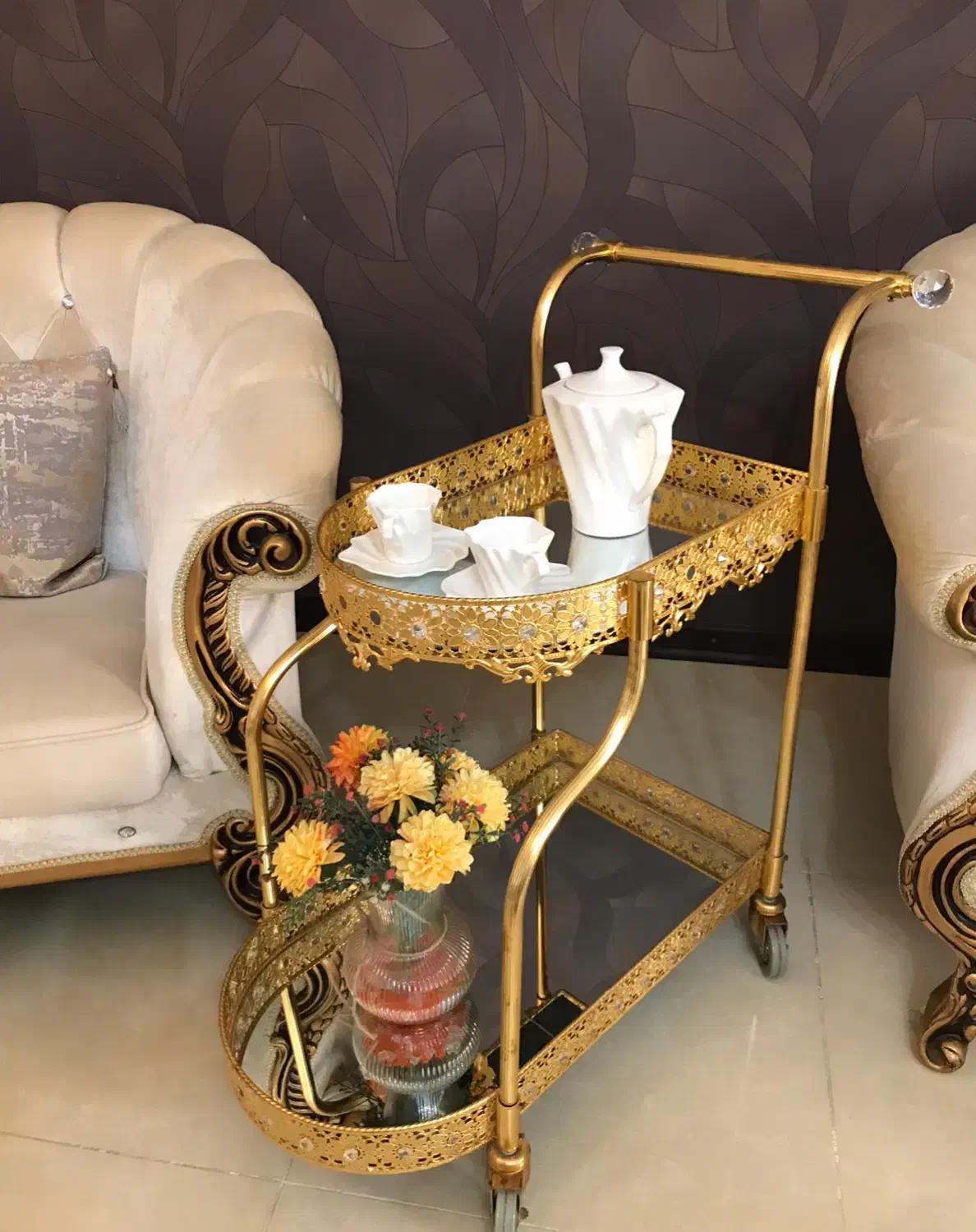 میز بار دو طبقه|مبلمان خانگی و میز عسلی|کیش, |دیوار