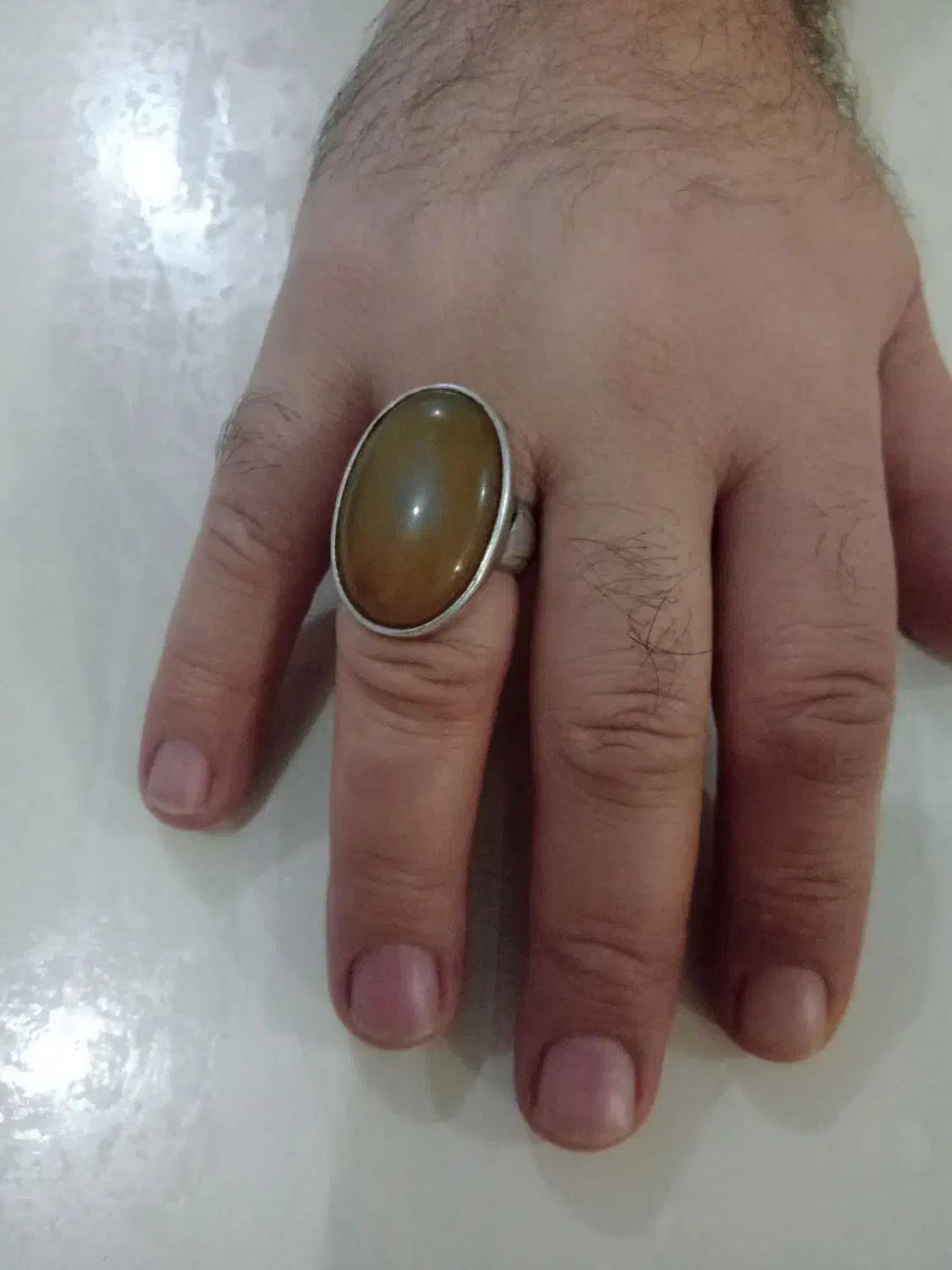 انگشتر مردانه نقره|جواهرات|سقز, |دیوار