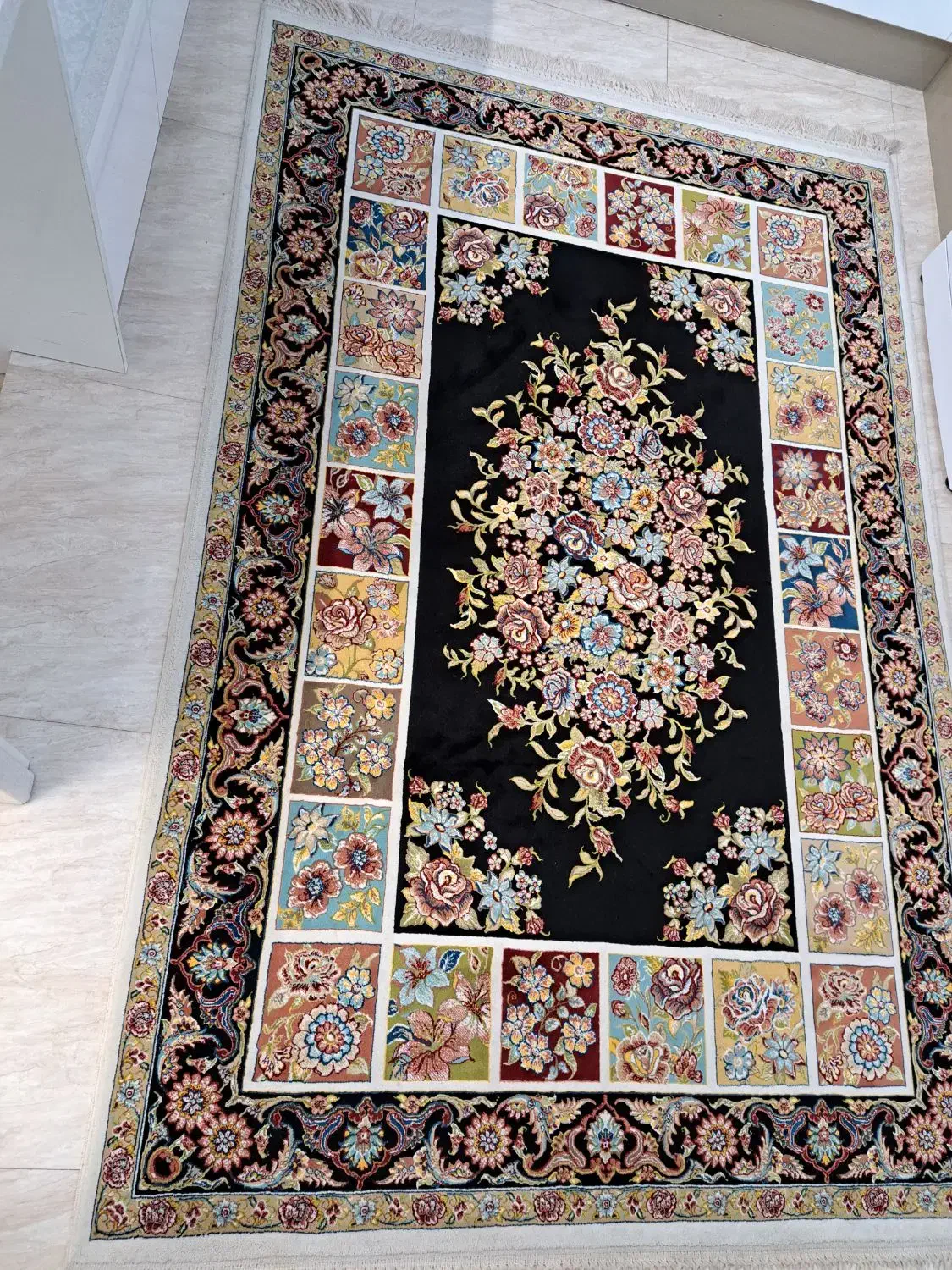 قالی ۴ متری|فرش|ساوه, |دیوار