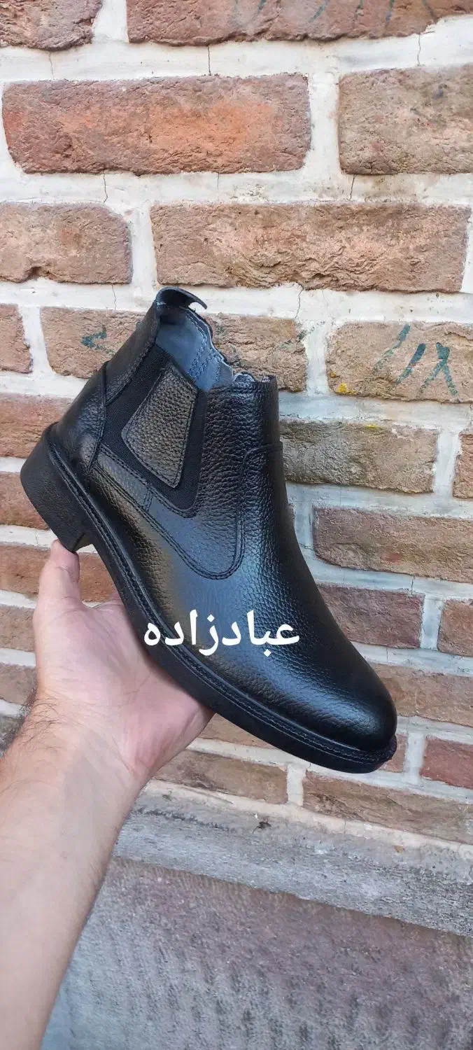 نیم بوت چرم مردانه تبریز|کیف، کفش، کمربند|خمین, |دیوار