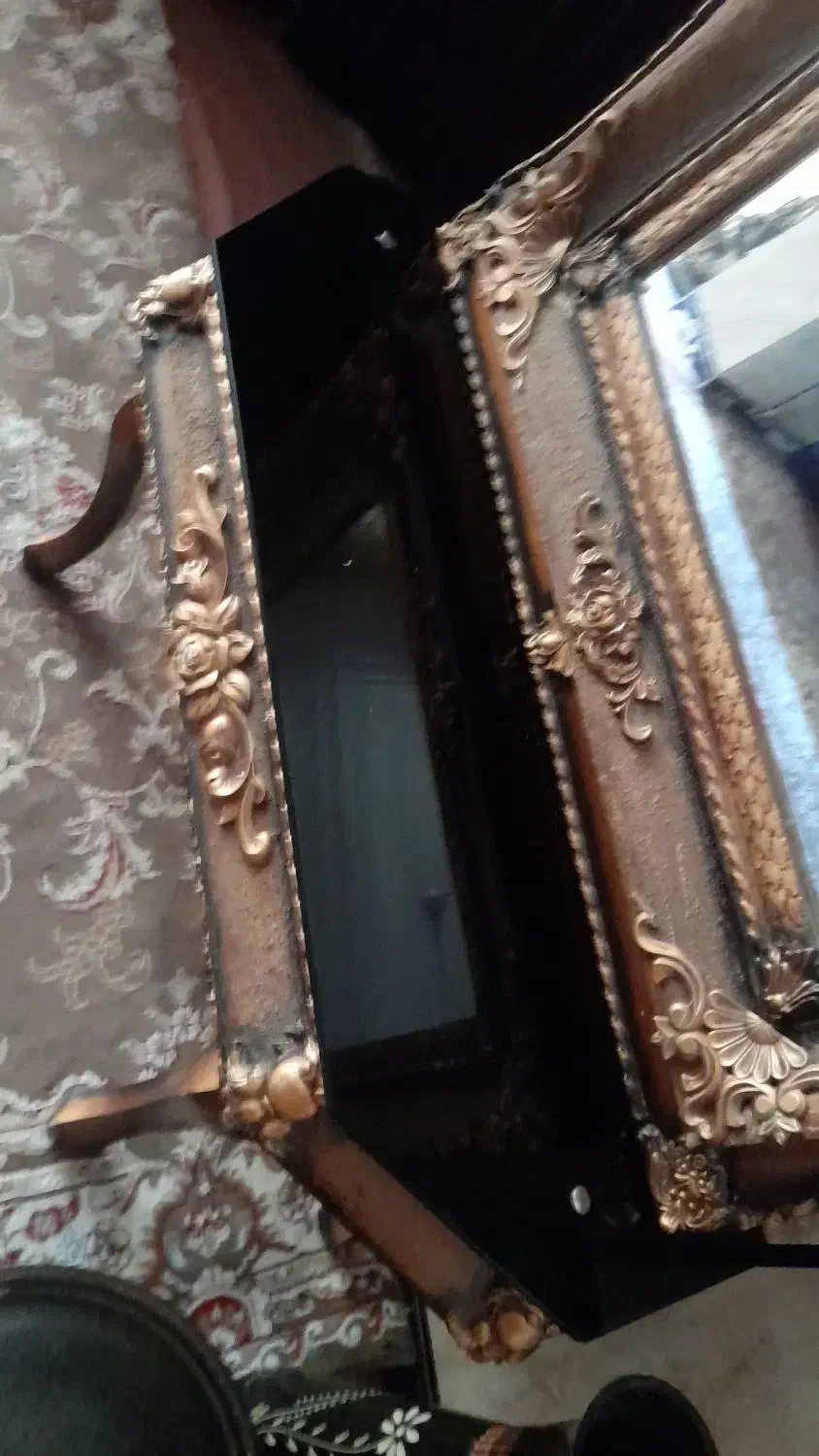 مبل هفت نفره و آینه کنسول همراه با جلو مبلی|مبلمان خانگی و میز عسلی|بندر ماهشهر, |دیوار