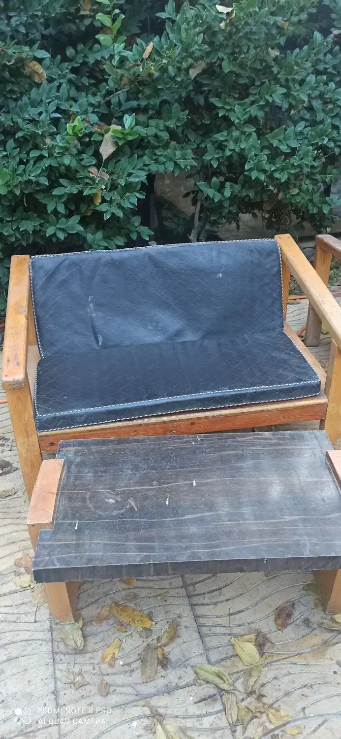 چهاردست میز صندلی جهت کافی شاپ وفضای بازباچوب روس|صندلی و نیمکت|یاسوج, |دیوار