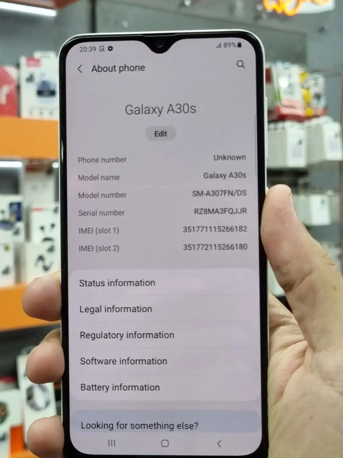 samsung a30s 128G/4/داریا شعبه یک|موبایل|نظرآباد, نظرآباد|دیوار
