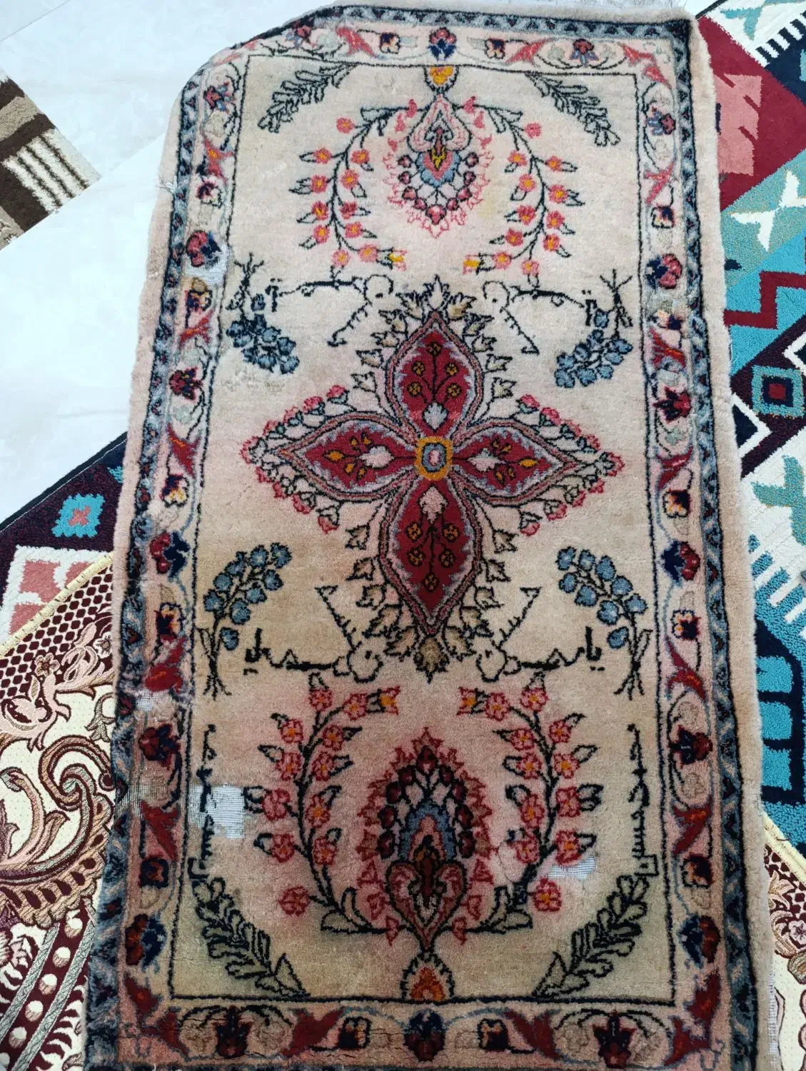 قالیچه دستباف قدیمی|فرش|شوشتر, |دیوار