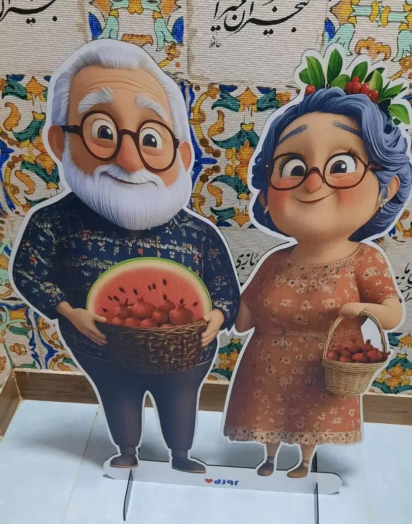 استند چوبی یلدایی|صنایع دستی و سایر لوازم تزئینی|رشت, هلال احمر|دیوار