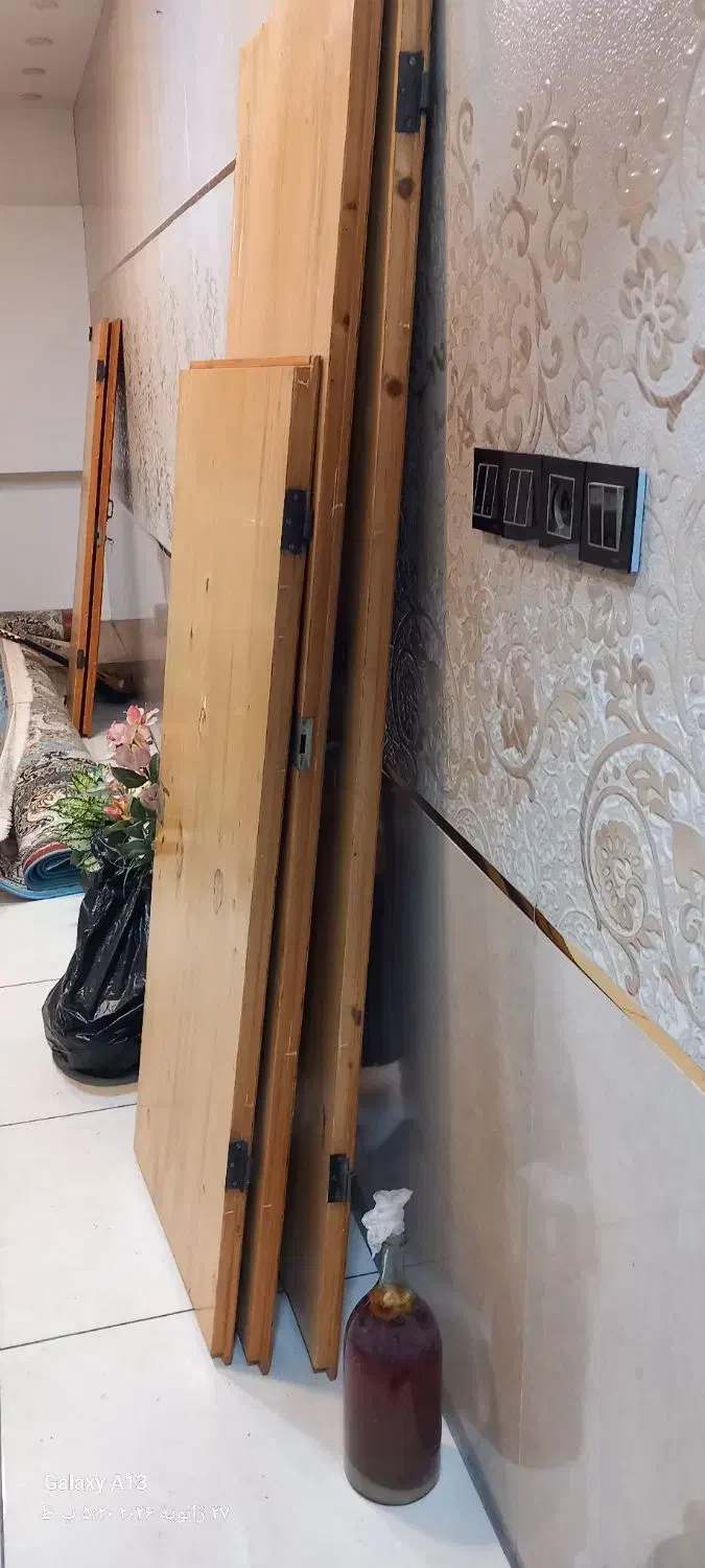 درب کمد دیواری وکشو نراد|کتابخانه، شلف، قفسه‌های دیواری|آستانه اشرفیه, |دیوار