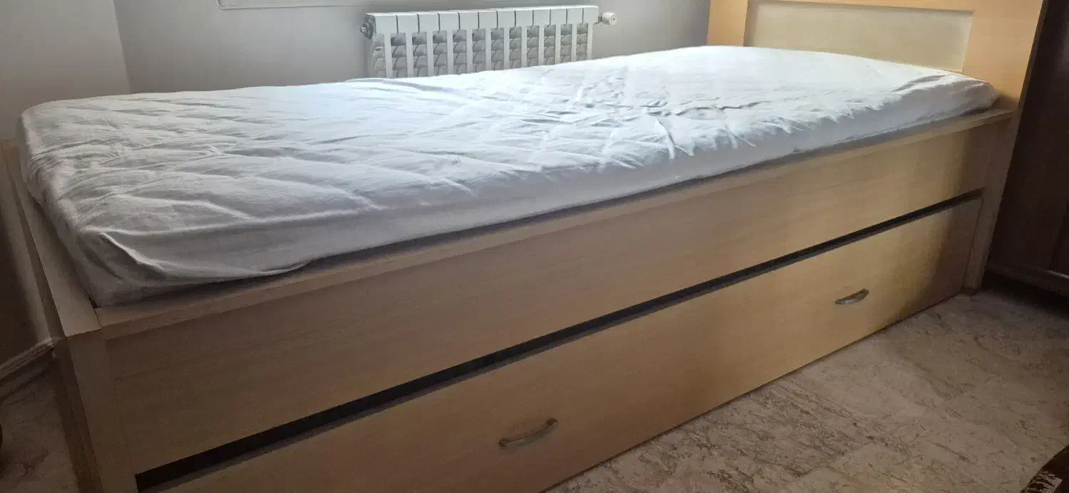 فروش ست تختخواب و میز تحریر|تخت و سرویس خواب|تهران, قیطریه|دیوار