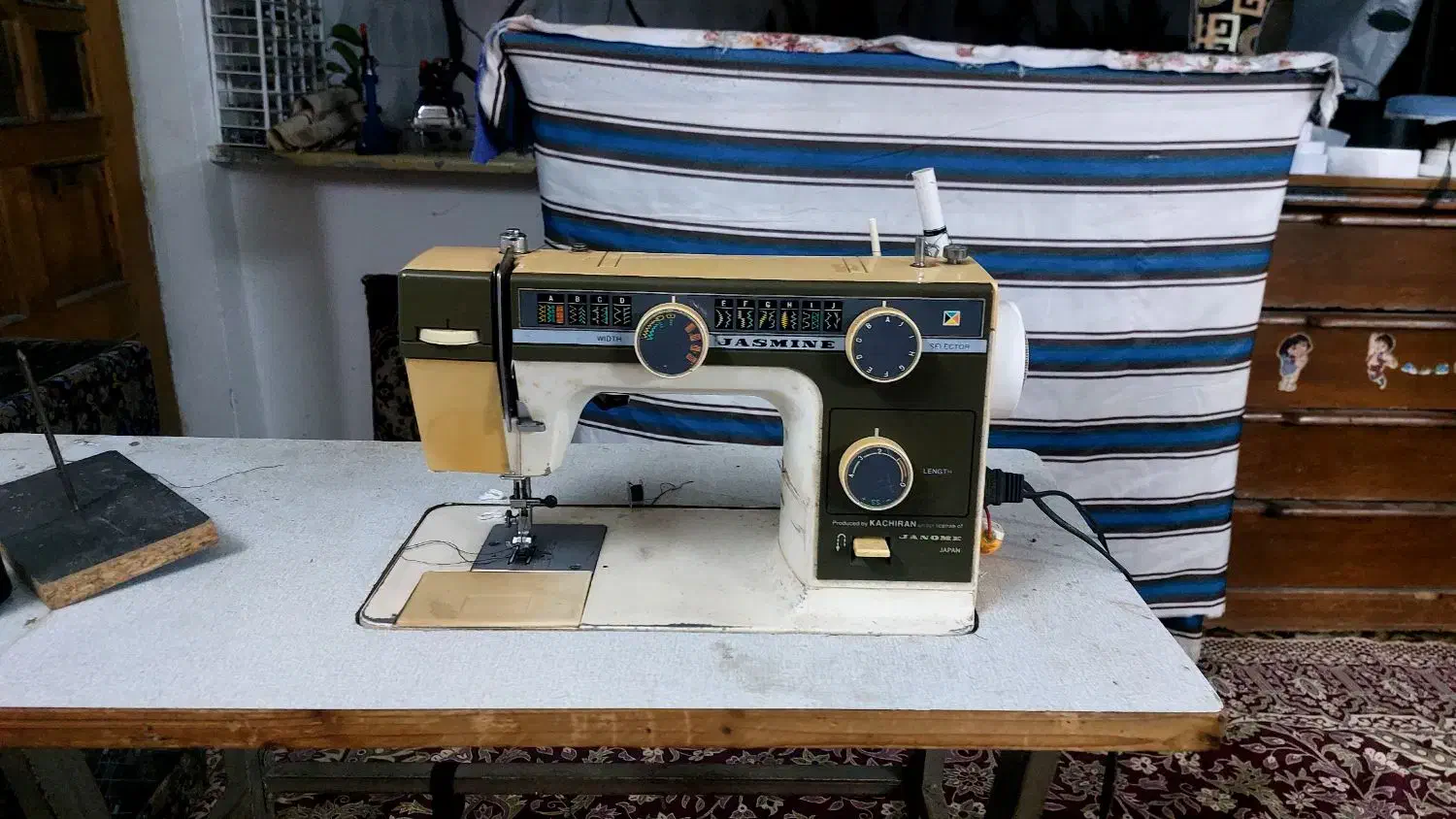 فروش چرخ ژانومه|چرخ خیاطی و ریسندگی|زرگرشهر, |دیوار