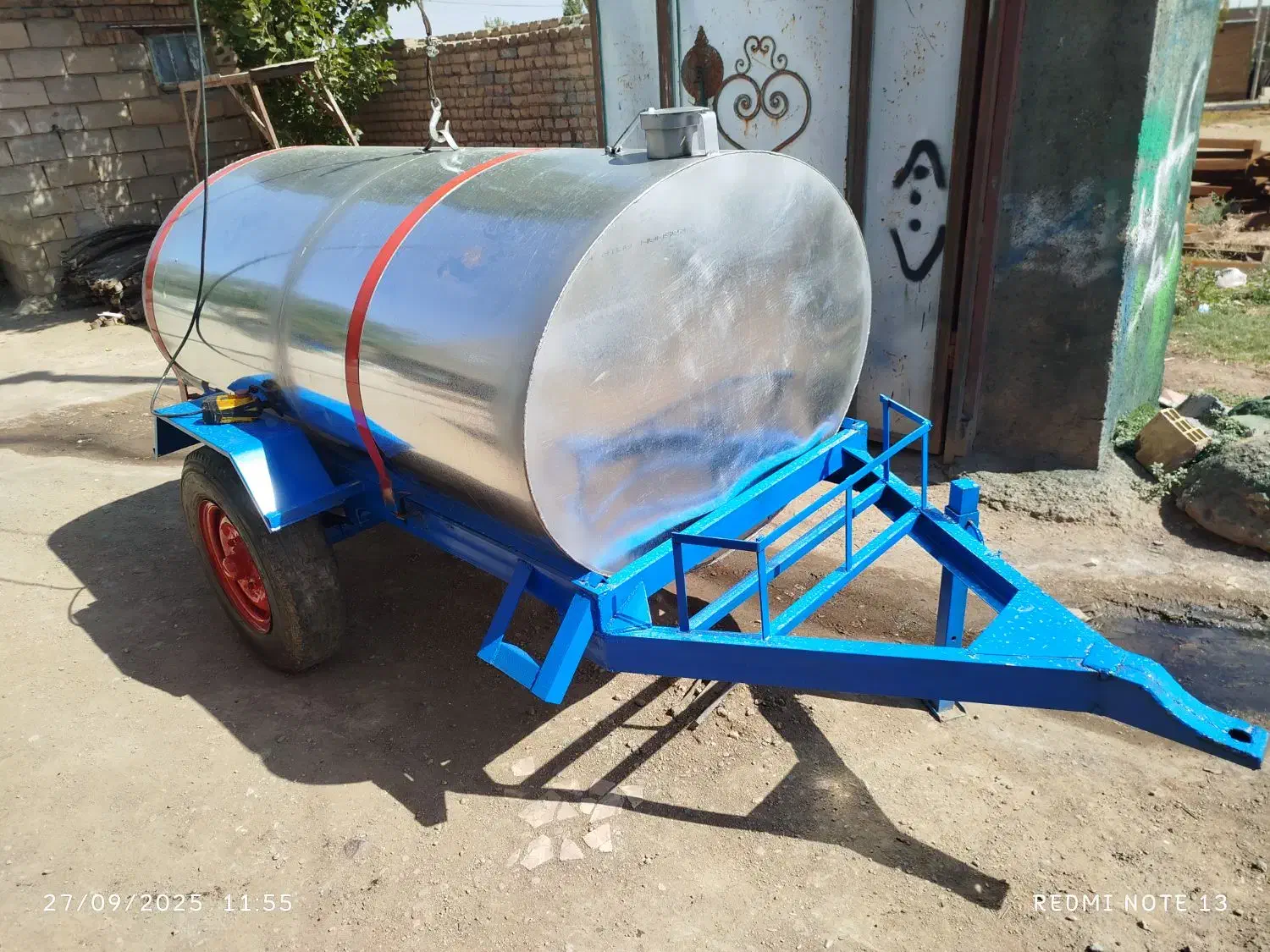 تانکر چرخدار گالوانیزه ساخت|عمدهفروشی|مراغه, |دیوار