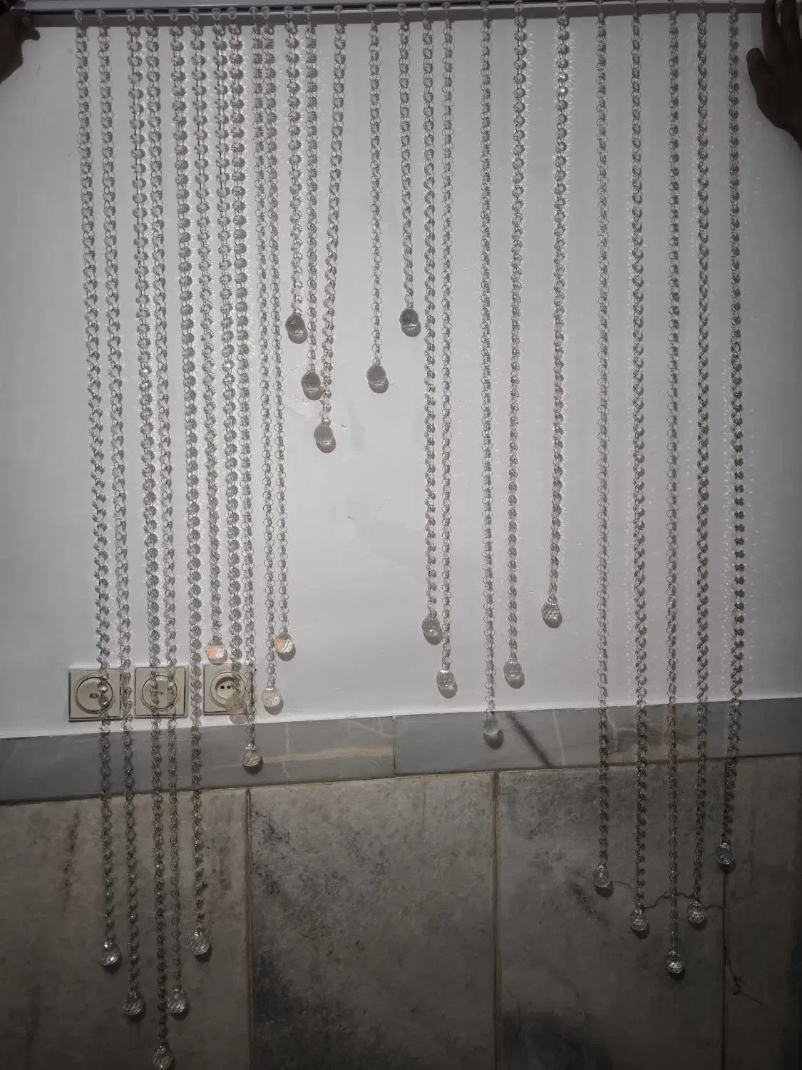 پرده کریستال قابل تنظیم|پرده، رانر، رومیزی|کرمان, |دیوار