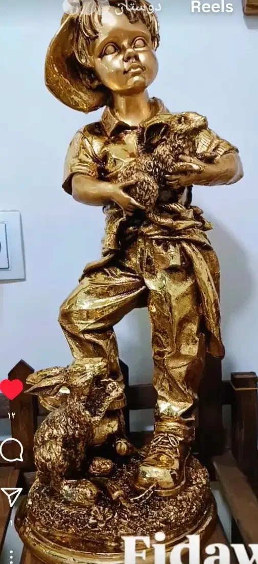 مجسمه پسر خرگوش|مجسمه، تندیس، ماکت|تبریز, |دیوار