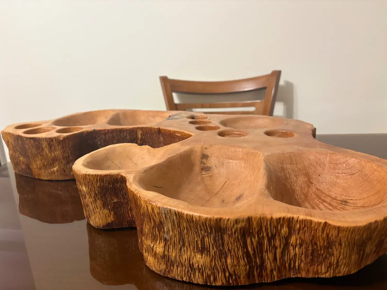 سینی مزه تمام چوب|ظروف سرو و پذیرایی|تهران, نیلوفر|دیوار