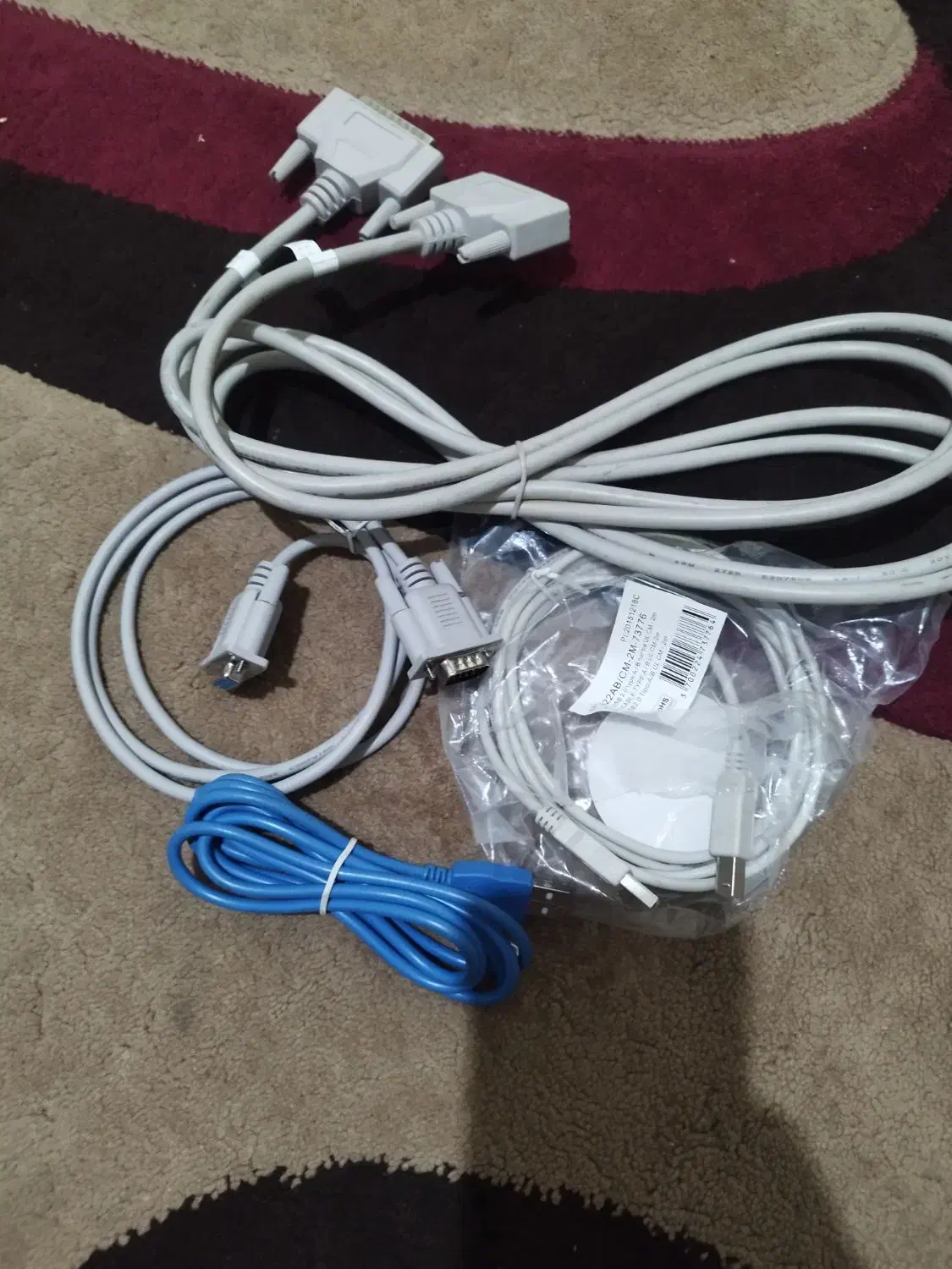 4 عدد سیم کامپیوتر  و پرینتر نو و آکبند هستند|قطعات و لوازم جانبی رایانه|کرج, کرج نو|دیوار