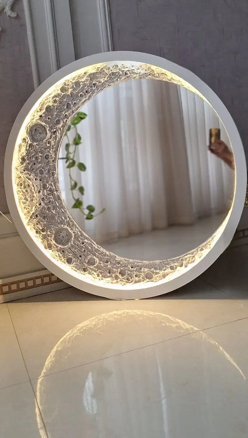 ساعت و چراغ خواب ماه|ساعت دیواری و تزئینی|مشهد, آزادشهر|دیوار