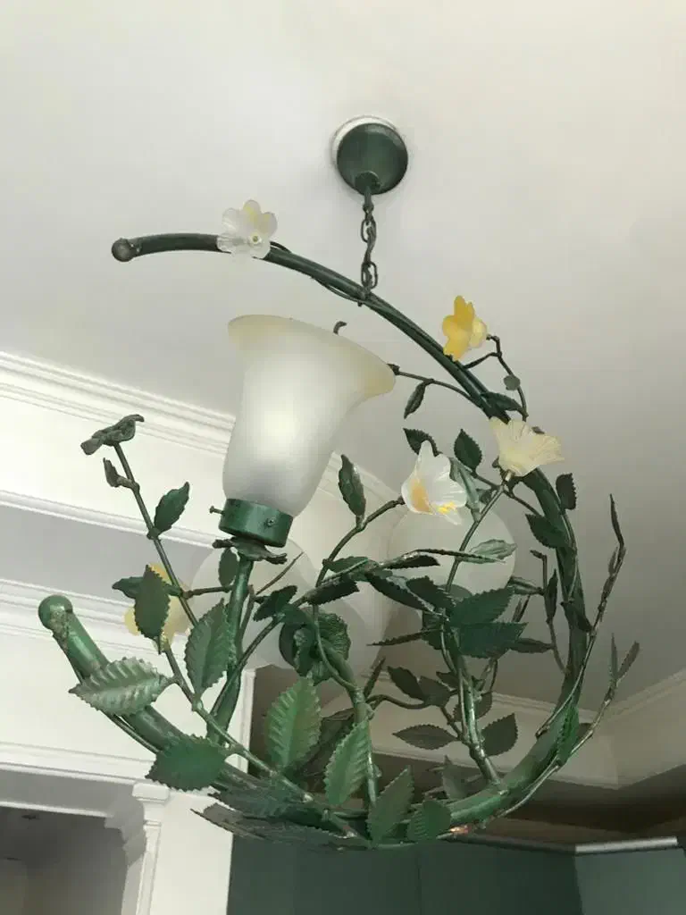 لوستر طرح گیاه|لوستر و چراغ آویز|لواسان, |دیوار