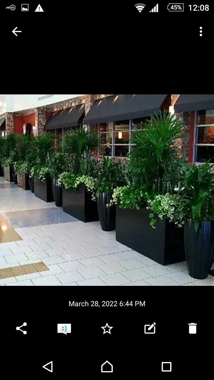 فلاورباکس فلزی یک متری|مصالح و تجهیزات ساختمان|پاکدشت, پاکدشت (مامازند)|دیوار