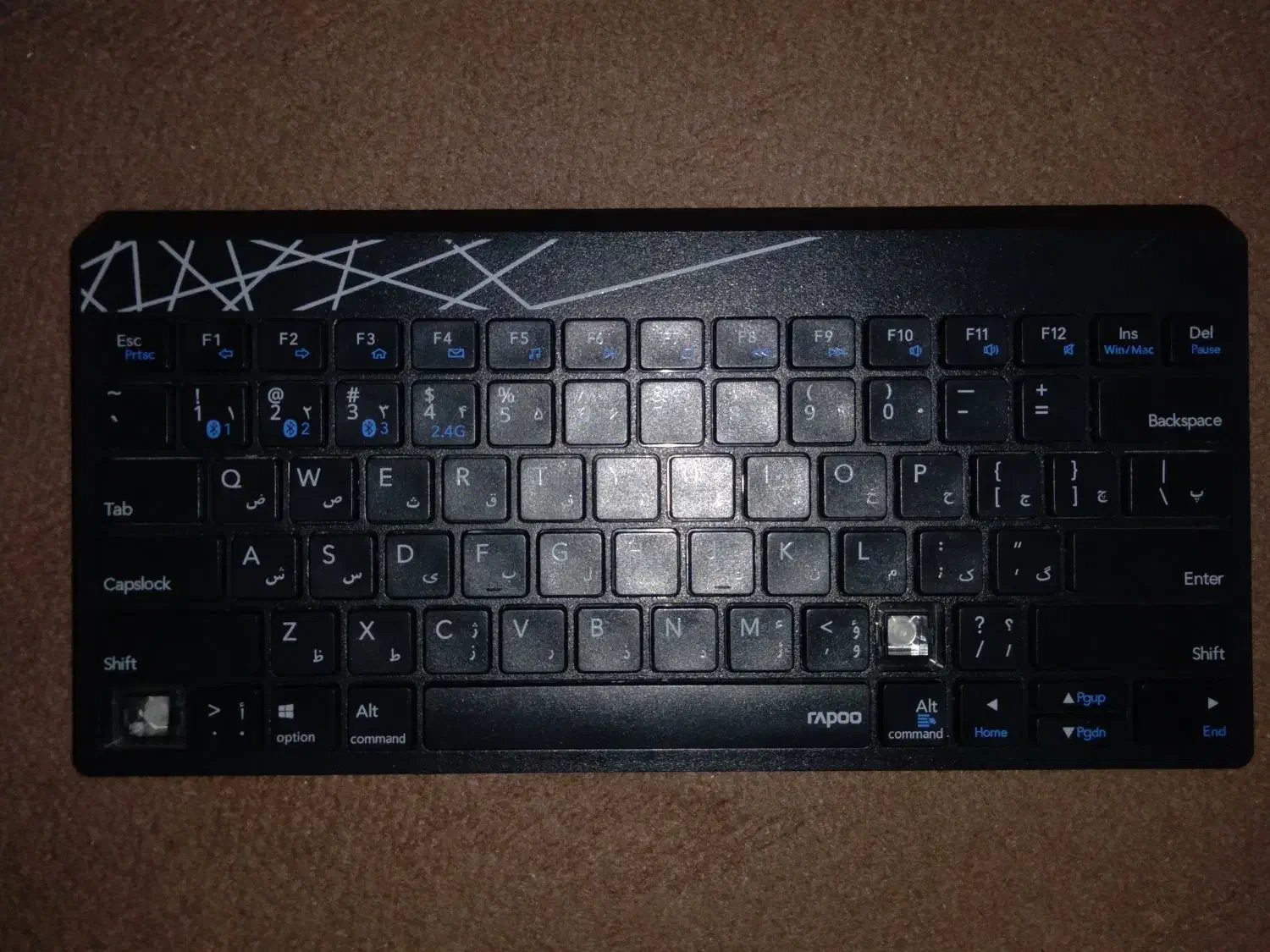 موس ساده کیبورد بلوتوثی rapoo|قطعات و لوازم جانبی رایانه|ورامین, شهرک مدرس|دیوار