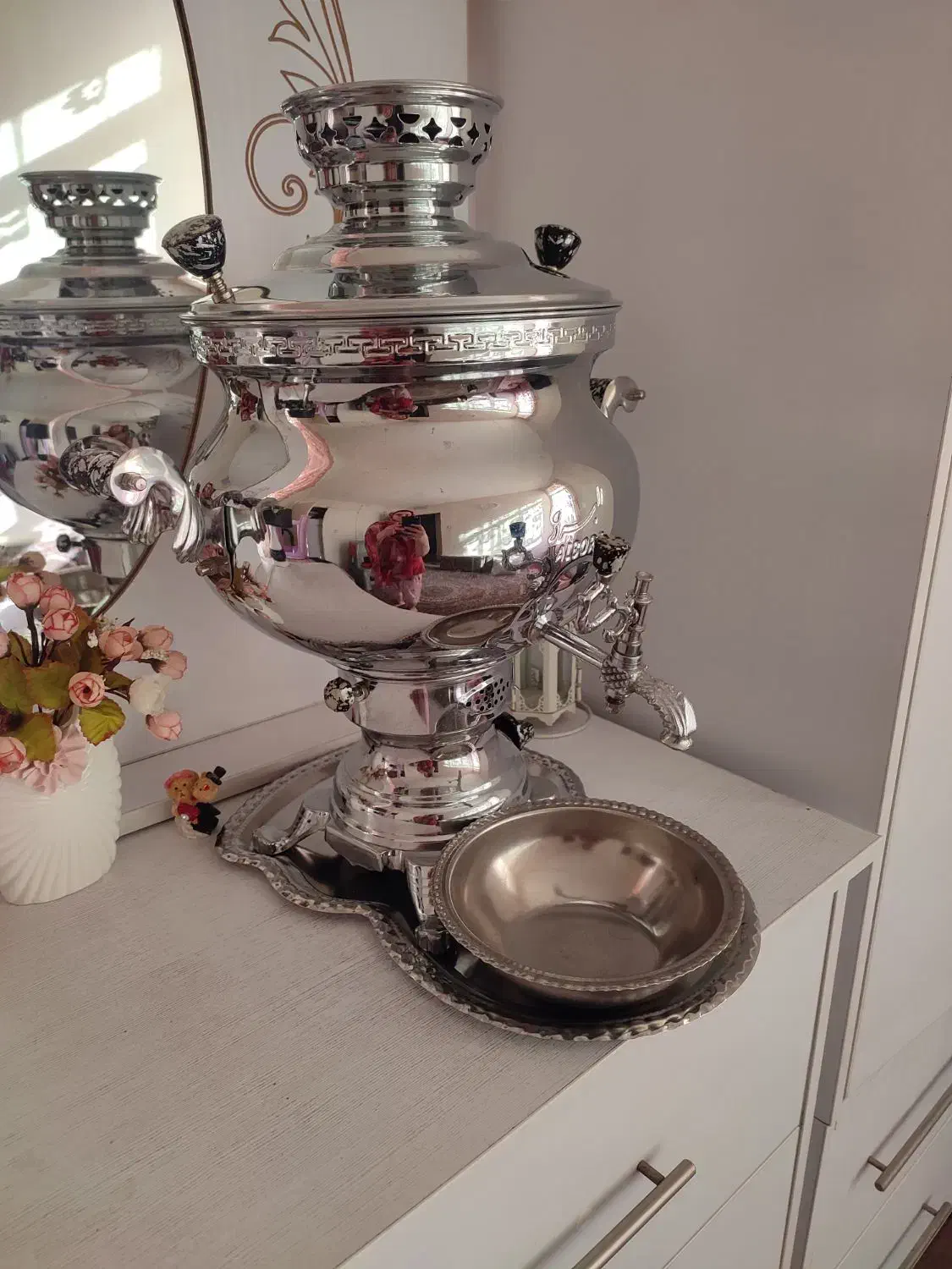 سماور 8لیتری البرز|سماور، چای‌ساز، قهوه‌ساز|رباط‌کریم, رباط‌کریم|دیوار