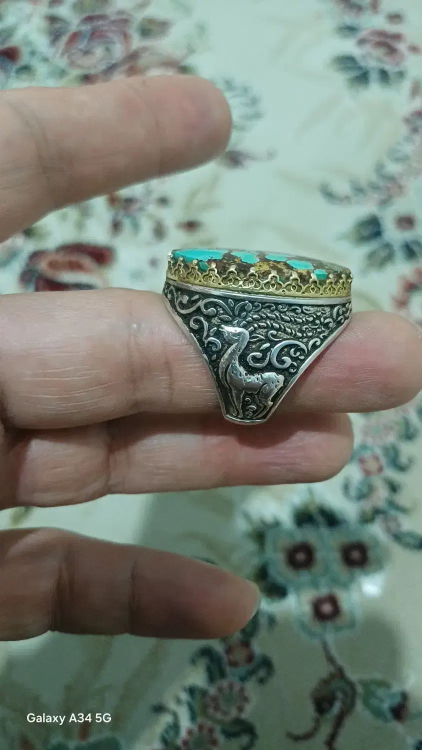انگشتر فیروزه|جواهرات|اراک, |دیوار
