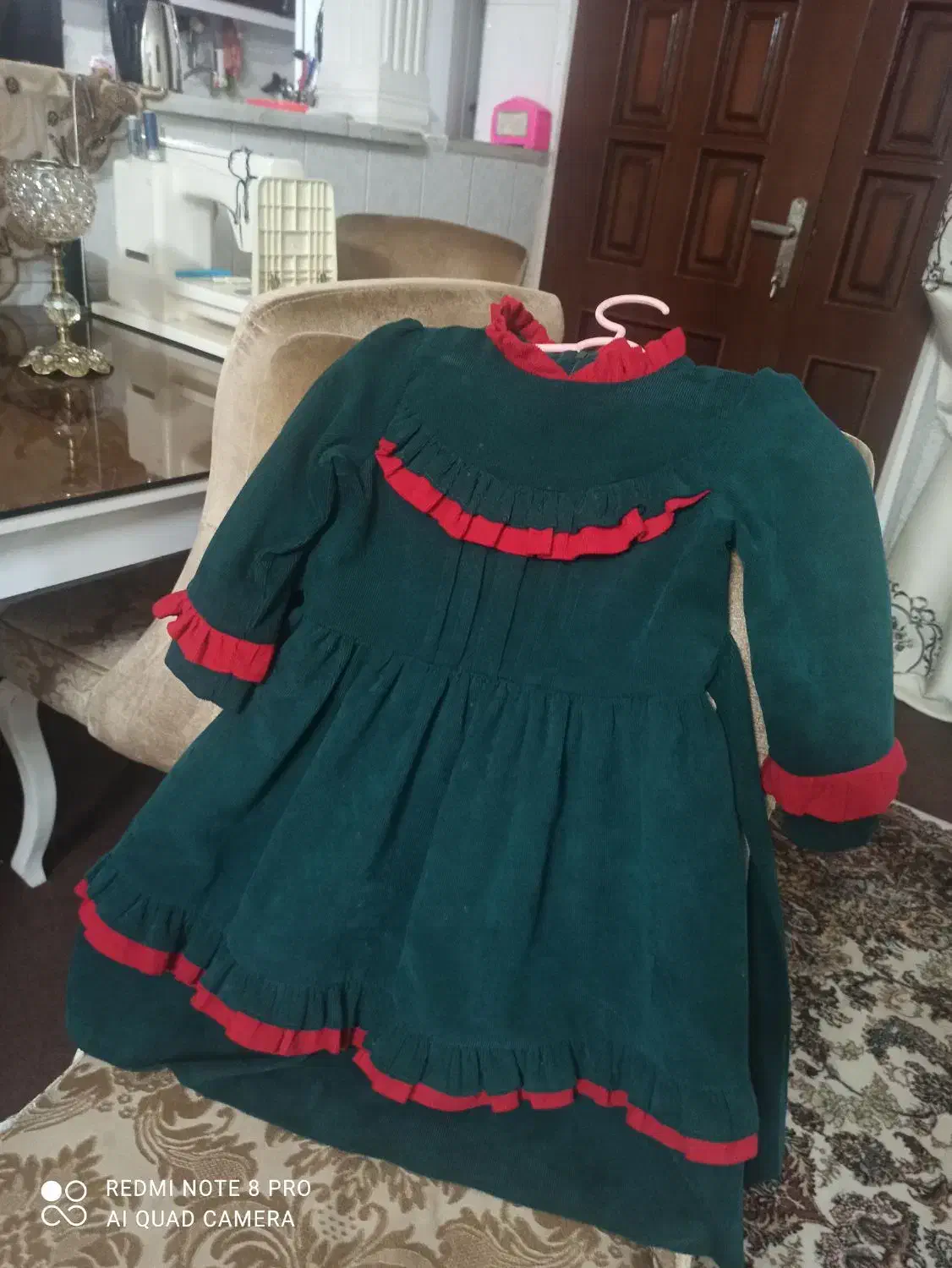 پیراهن دخترانه یلدایی|کفش و لباس بچه|ابهر, |دیوار