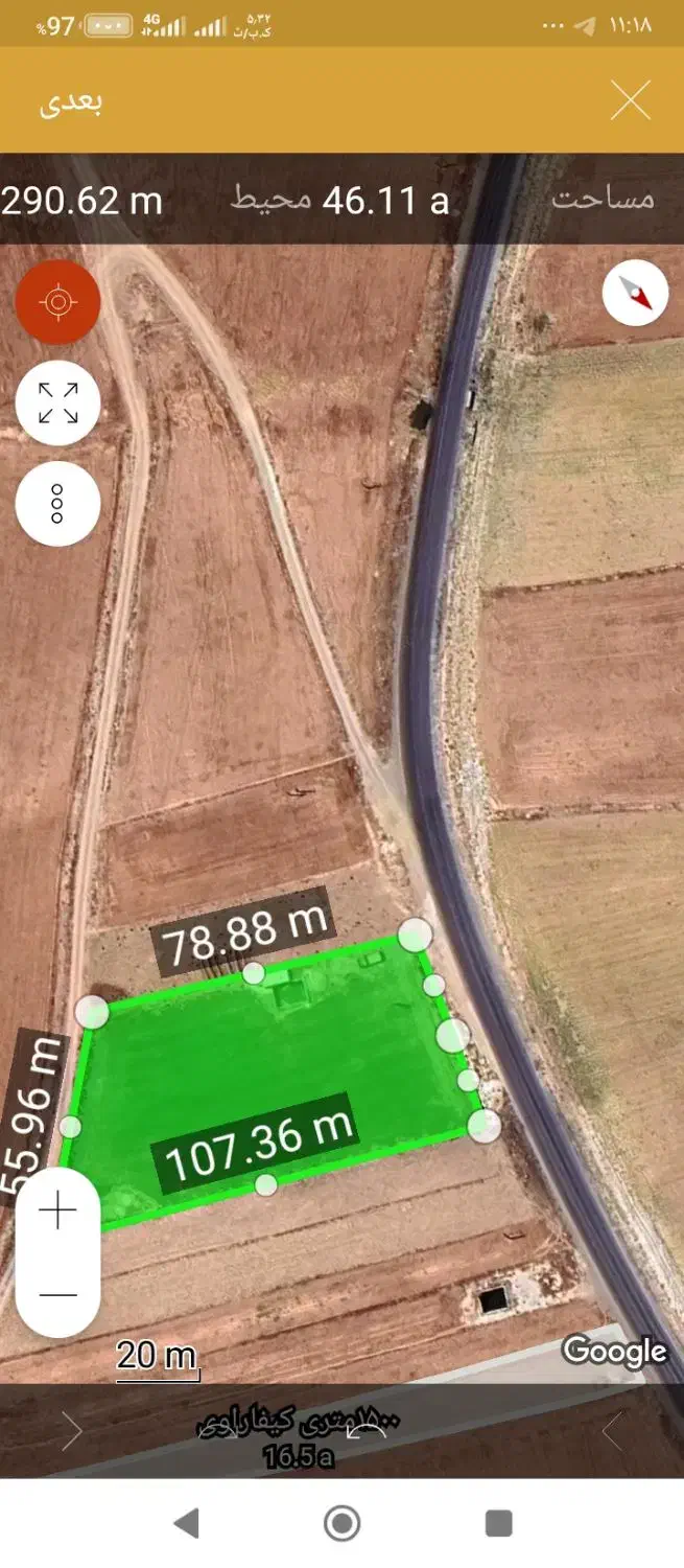 فروش زمین روی جاده اصلی شهریکند|فروش دفتر صنعتی، کشاورزی، تجاری|بوکان, |دیوار