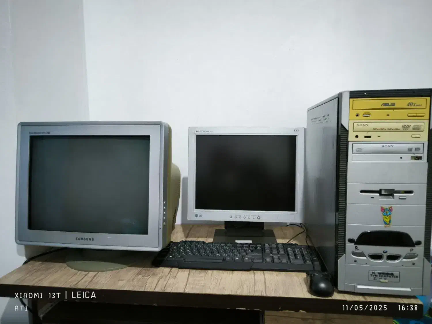 ست کامل کامپیوتر با مانیتور اضافی رایگان|رایانه رومیزی|کنارک, |دیوار