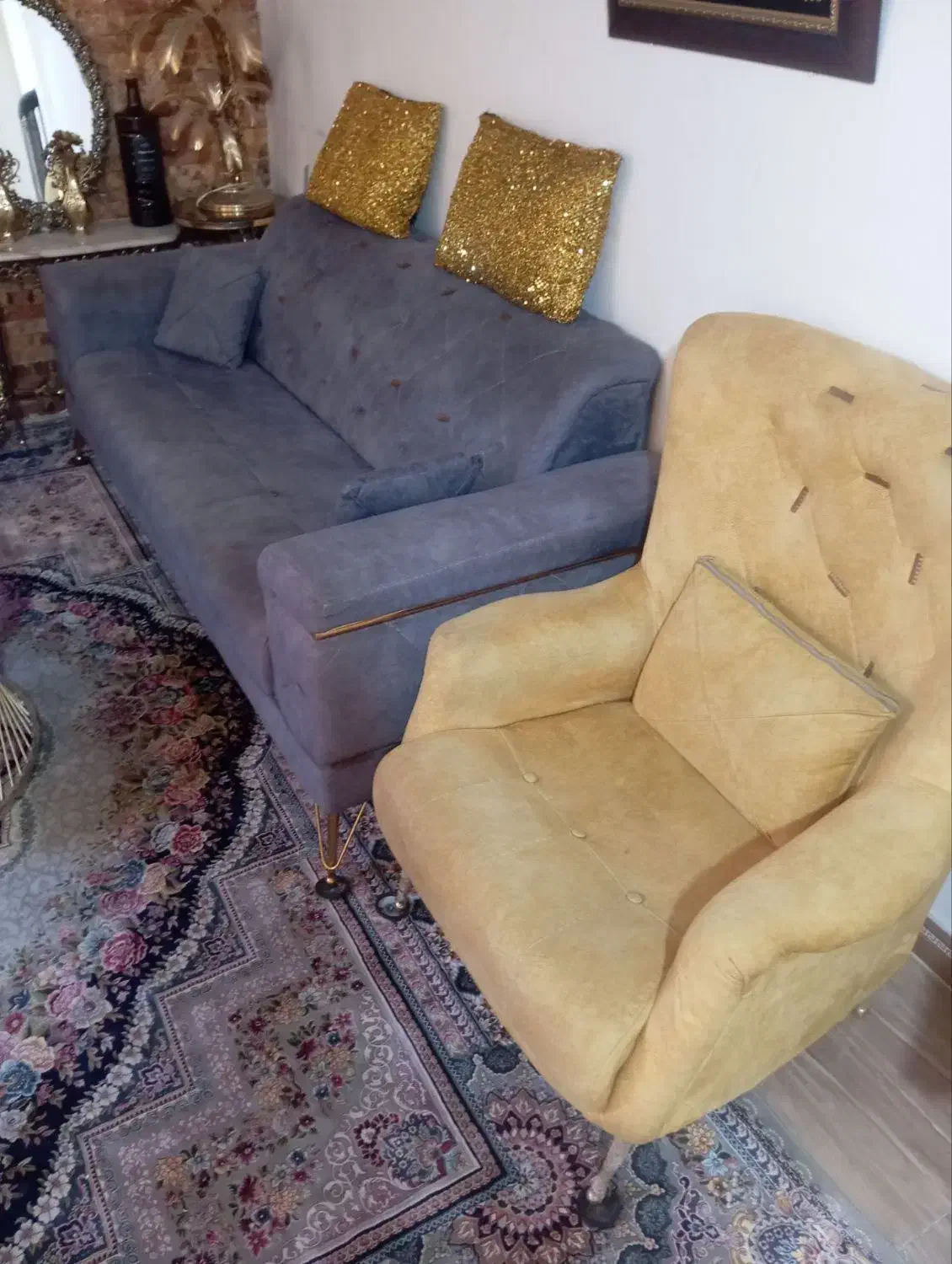 ال ای دی سامسونگ و مبلمان هفت نفره چستر|تلویزیون و پروژکتور|اراک, |دیوار