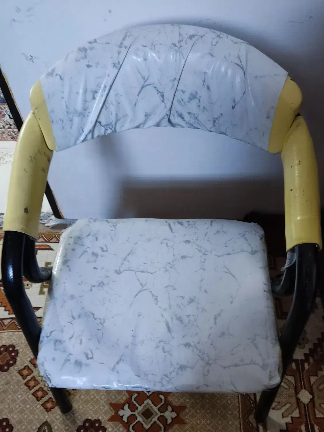 میز کامپیوتر فلزی به همراه صندلی فلزی|میز تحریر و کامپیوتر|مشهد, نوید|دیوار