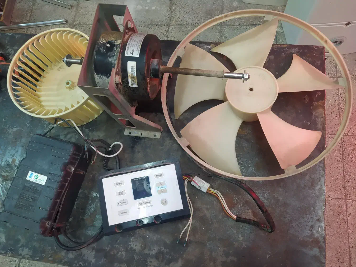 فن ،پروانه،برد کولر گازی پنجره ای سامسونگ|کولر گازی و فن‌کوئل|شیروان (خراسان), |دیوار