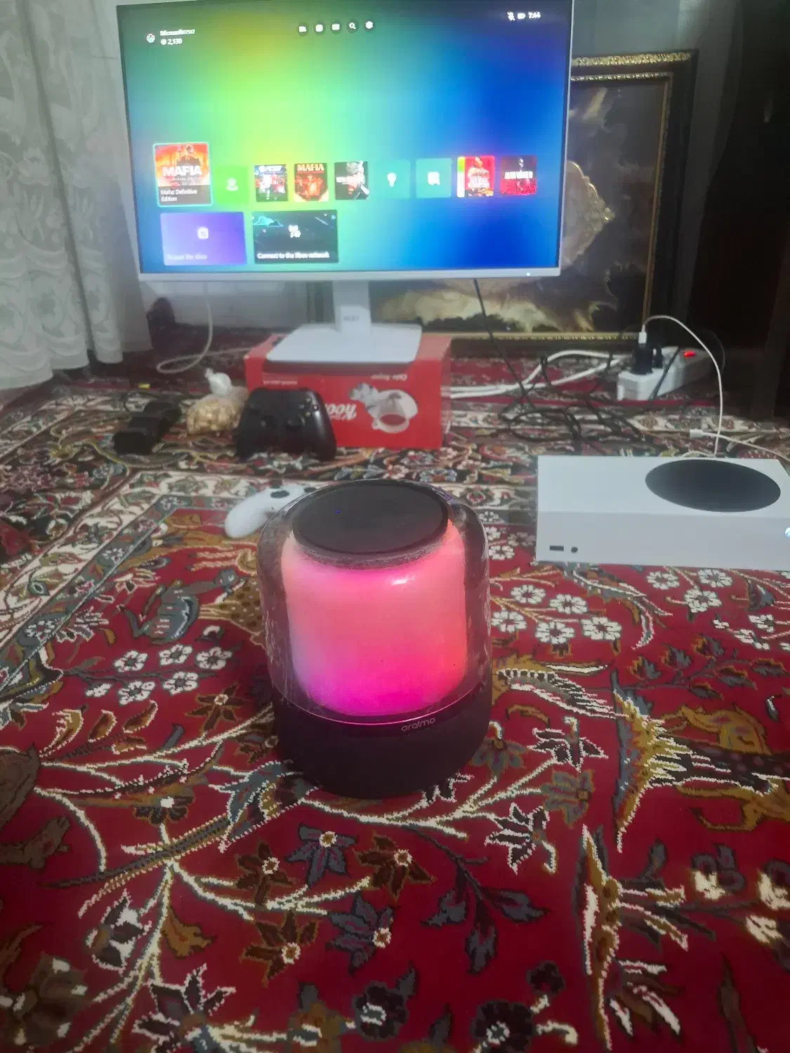 اسپیکر/بلوتوثی/360 درجه/اورایمو Oraimo Soundflow|سیستم صوتی خانگی|شیروان (خراسان), |دیوار