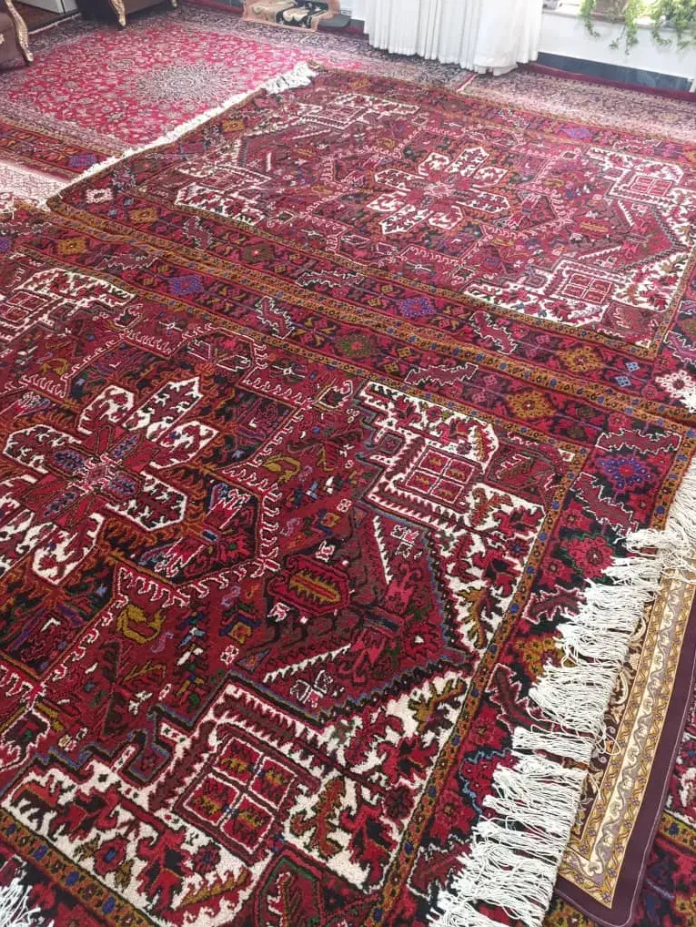 یک جفت فرش ۹متری دستبافت قیچی بیچیم تازه (نو)|فرش|تبریز, |دیوار